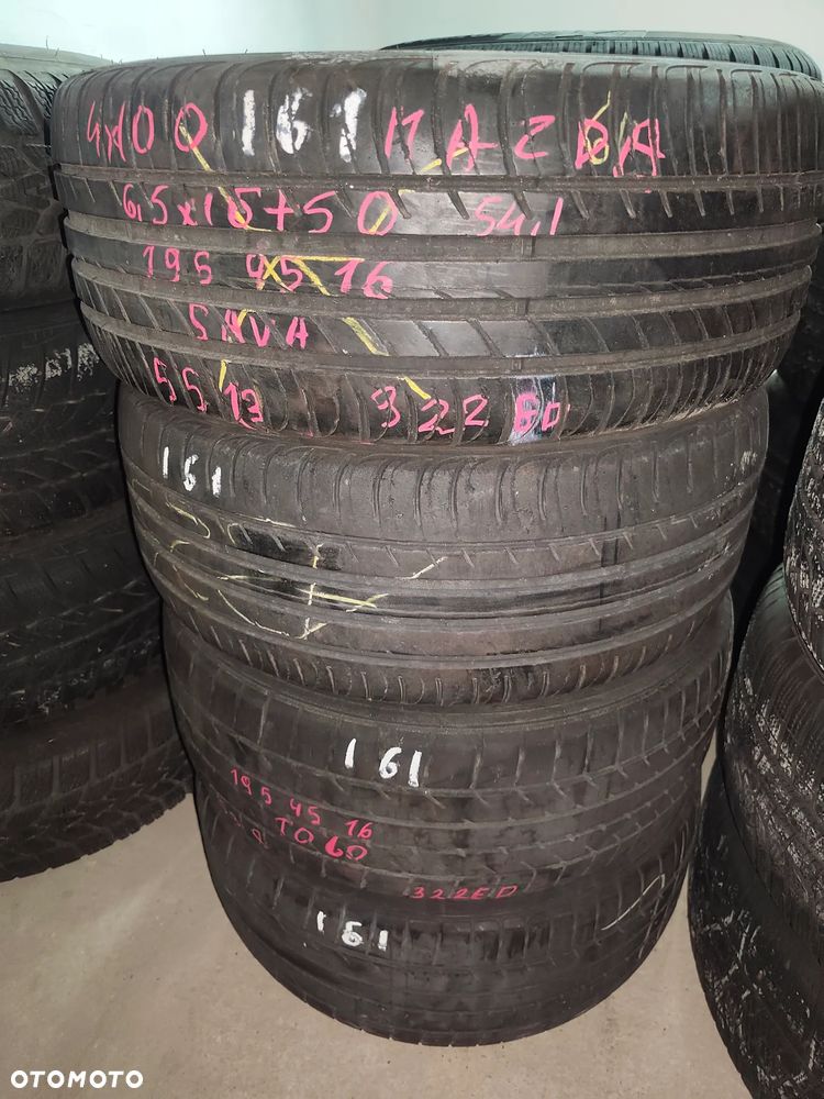 4x100 Felgi Aluminiowe Alufelgi Oryginalne 16 Koła Letnie Lato MAZDA 2 MX5 323 DEMIO Toyota Yaris Corolla Suzuki Swift Hyundai Kia 5,5mm Legnica ALU-RAD 195/45 - 3