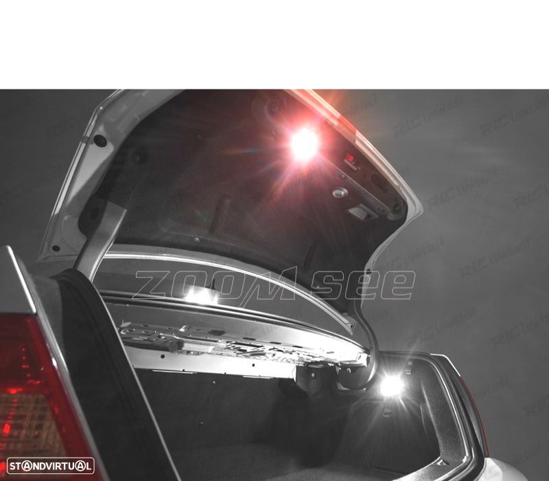 KIT COMPLETO 11 LAMPADAS LED INTERIOR PARA MERCEDES CLASE C W202 C220 C230 C280 C36 AMG 93-99 - 3