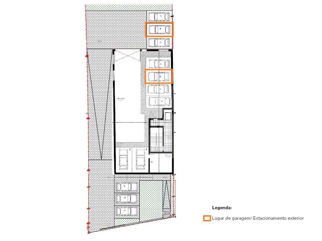 Apartamento T2 - Condomínio Privado Carreira Longa em Vila Real - Grande imagem: 4/8