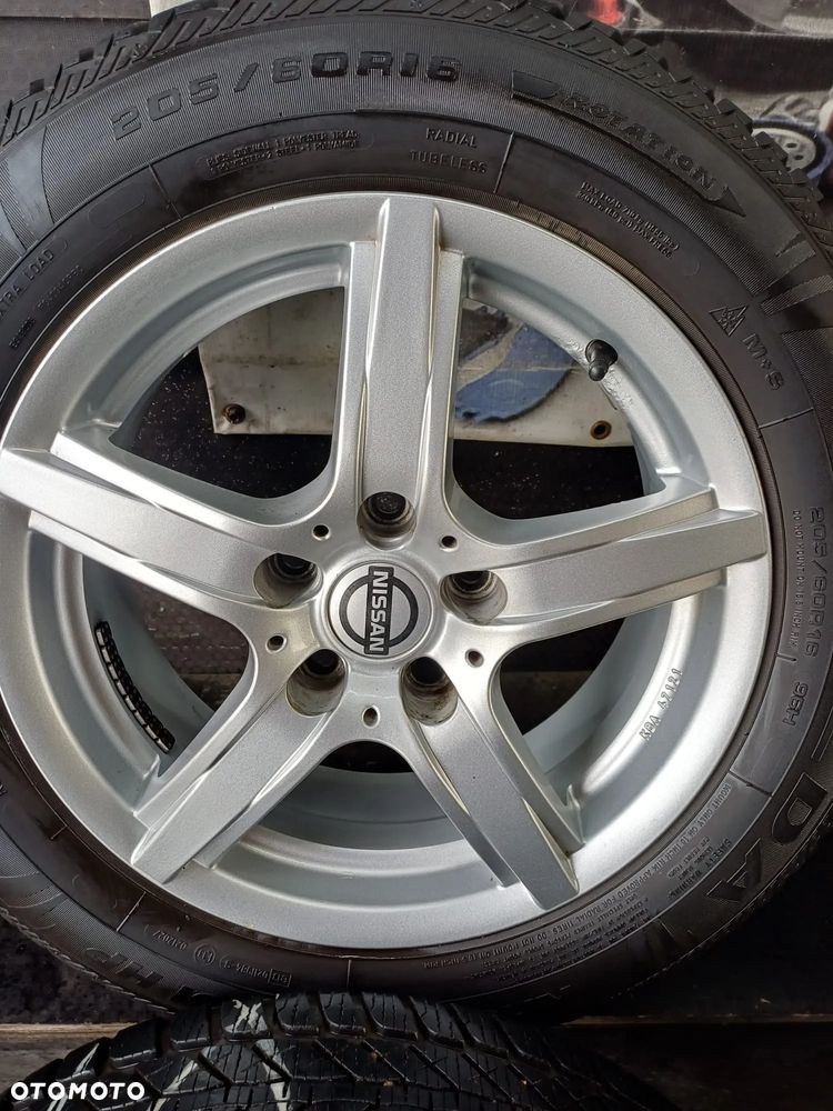 ALUFELGI+OPONY ZIMOWE 205/60 R16  NISSAN QASHQAI JUKE 5x114,3 ET40 - 4