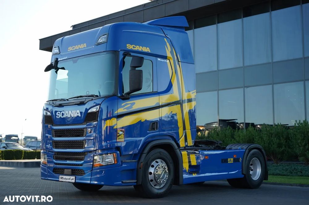 Scania R 450 / SISTEM HIDRAULIC / RETARDER / AER CONDIȚIONAT PARCARE / JANTE DIN ALIAJ / EURO 6 - 4