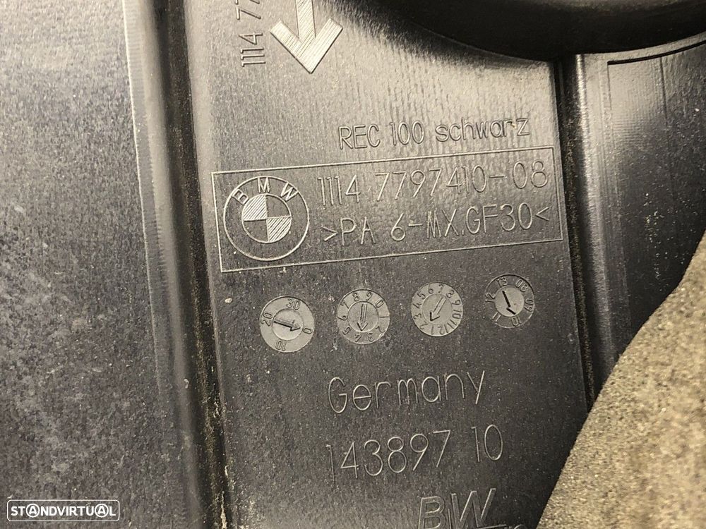 Tampa do motor Usado BMW 1 (E87) 118 d | 09.06 - 06.11 REF. 1114 7797410-08 MOTO... - 3