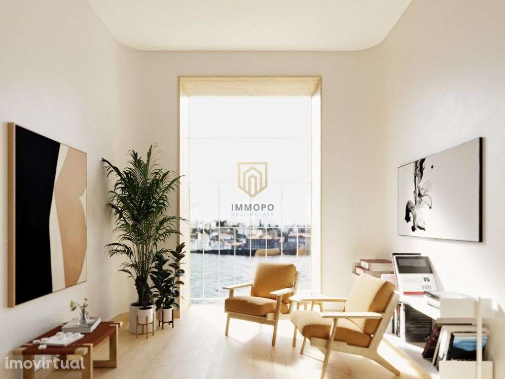 T1 com Mezanine com vistas para o rio em Vila Nova de Gaia - Grande imagem: 2/19