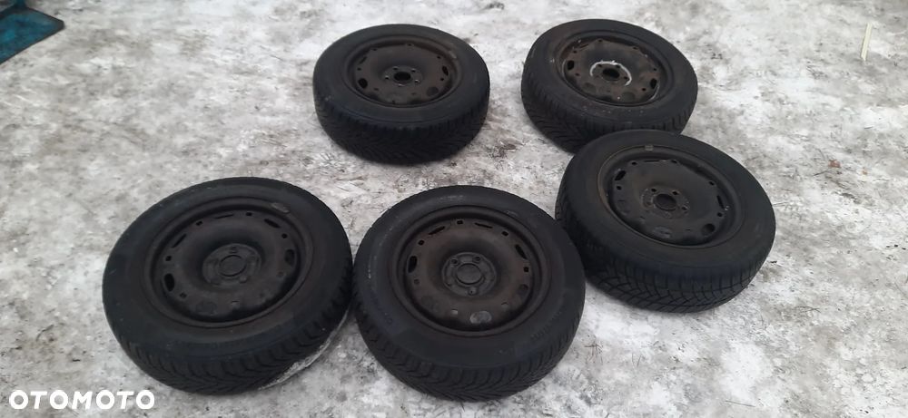 SEAT Skoda Volkswagen Audi Koła 14 zimowe 5 sztuk 4x continental 175/65/r14 1x 185/60/r14 rozstaw 5X100 OBSADZENIE 57,1 - 2