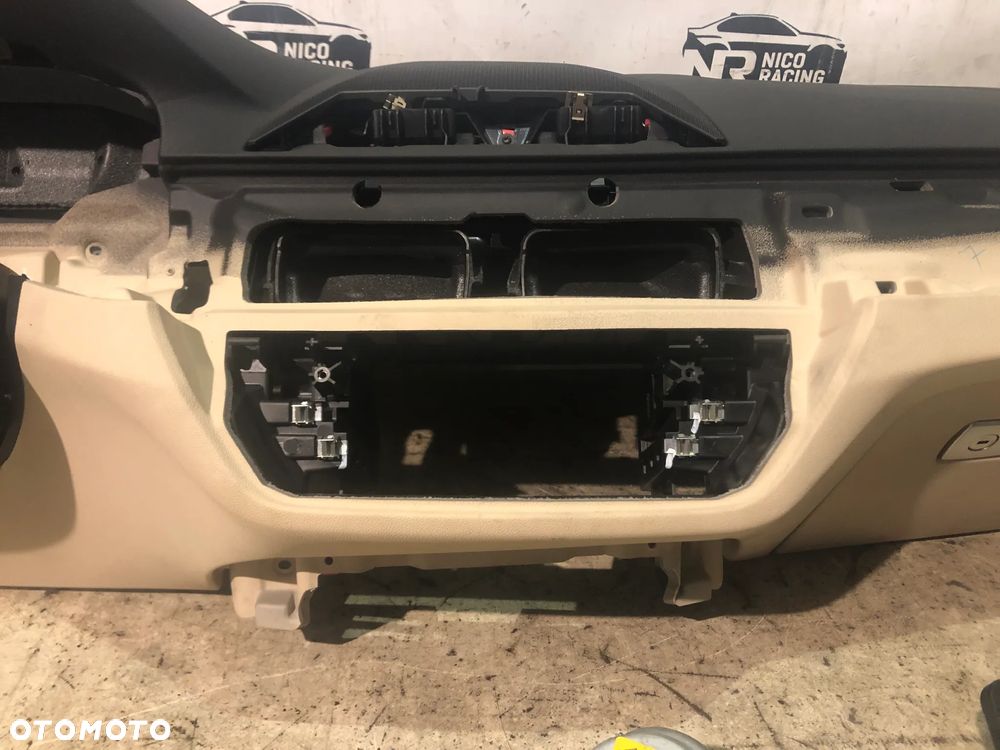 KOMPLET SET DESKA HEAD UP BMW 6 GT G32 CANBERABEIGE AIR BAG PASY PRZÓD - 5