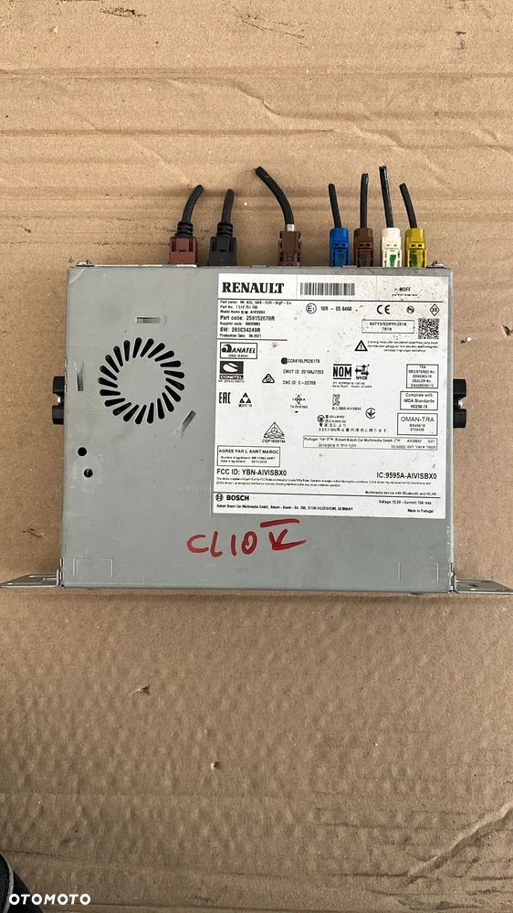 RADIO NAWIGACJA RENAULT CLIO V 259152678R - 2