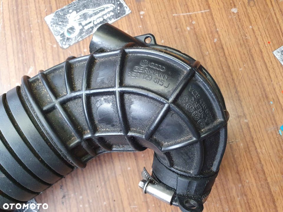 Przewód Turbo 8E0129615 J Waż Turbiny Rura Dolot Powietrza 1.9 2.0 TDI Audi A4 B6 B7 VW - 2