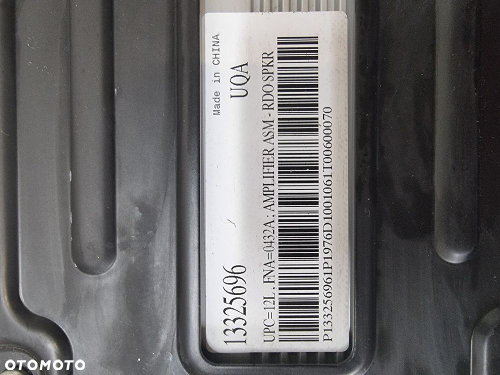 WZMACNIACZ AUDIO OPEL INSIGNIA A ASTRA J 13325696 - 4