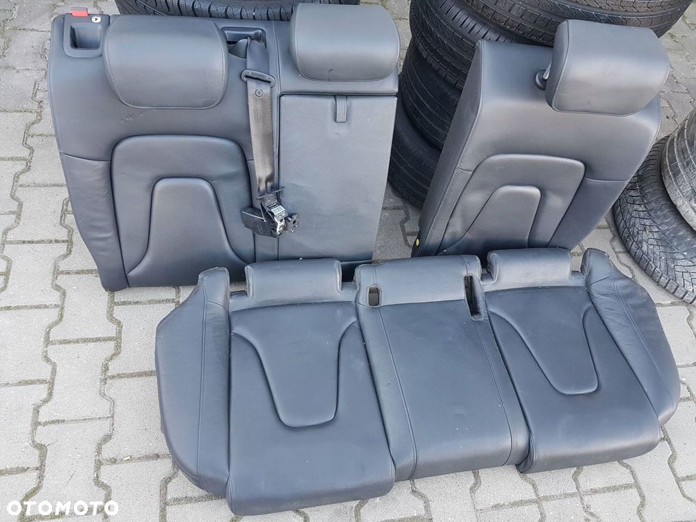 AUDI A4 B8 08-11r SEDAN FOTELE SKÓRZANE KANAPA - 2