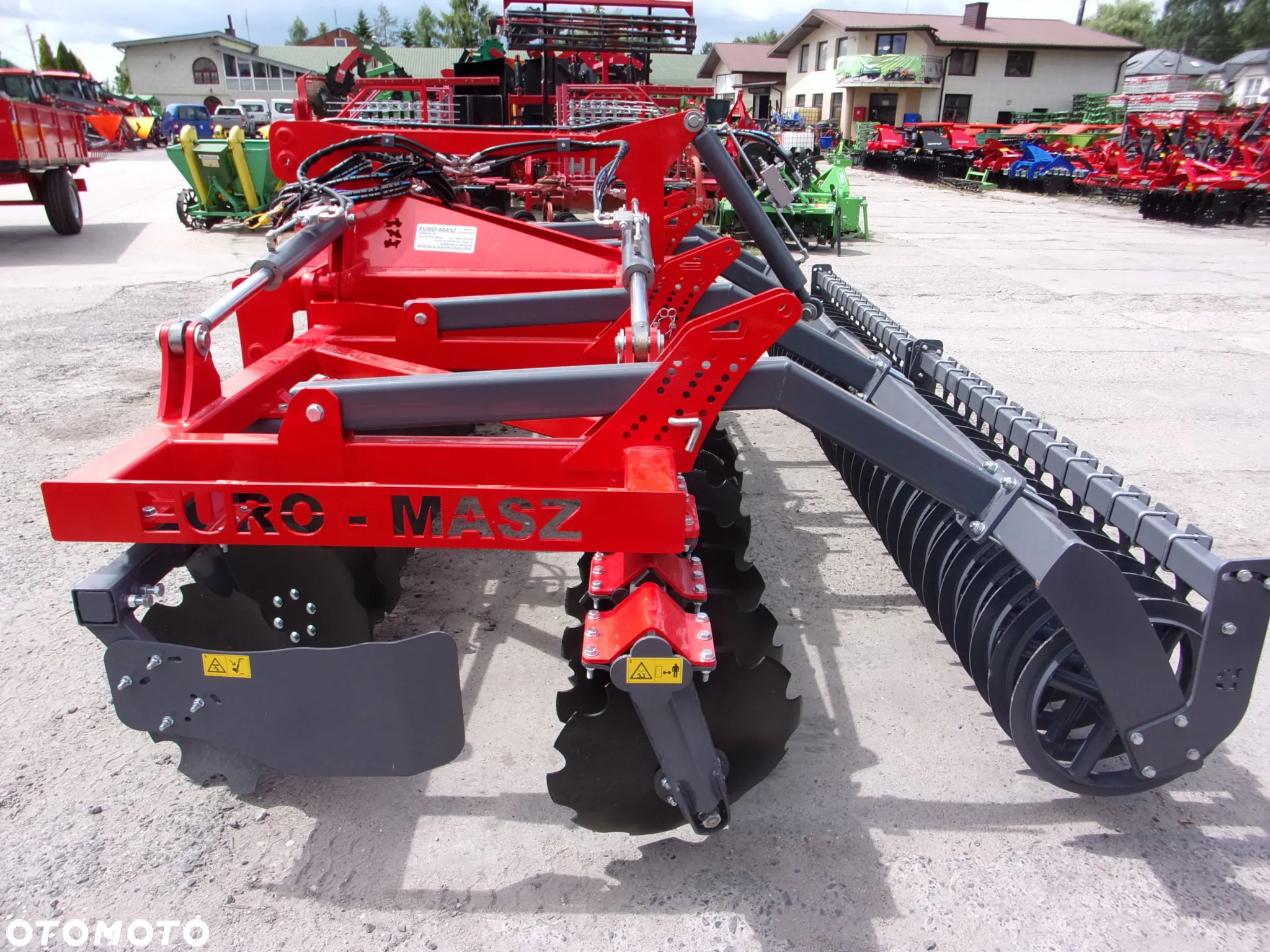 Inny Agregat uprawowy, brona talerzowa ciężka hydraulicznie składana BTCH Euro-Masz 4,0 metry, Agregat uprawowo siewny talerzowy ATUS-300 METANGA z wałem oponowym - 8
