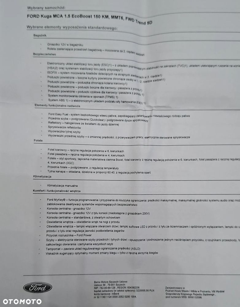 Ford Kuga 1.5 EcoBoost FWD Trend ASS MMT6 - 12