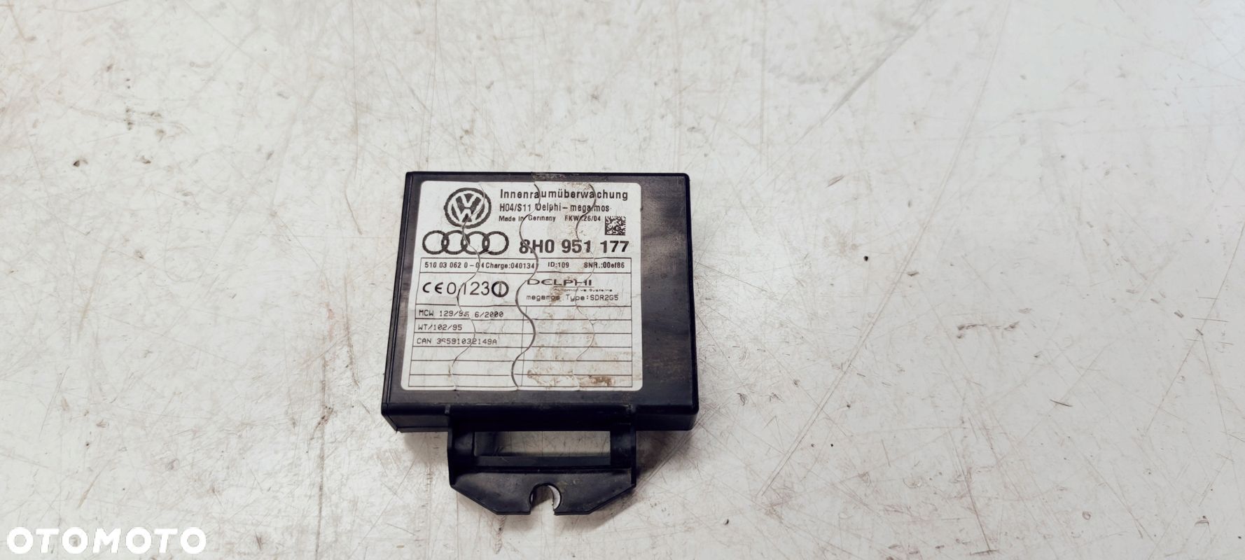 MODUŁ CZUJNIK RUCHU AUDI A4 B6 B7 CABRIO 8H0951177 - 1
