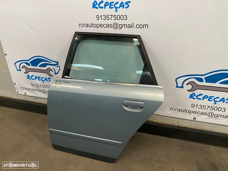 PORTA TRASEIRA TRÁS ESQUERDA AUDI AUDI A4 B6 AVANT CARRINHA FECHO ELEVADOR MOTOR PUXADOR VIDRO - 4