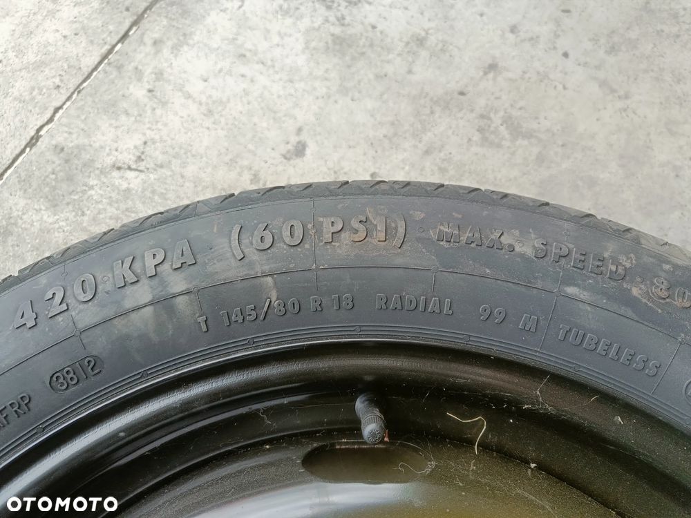 Koło zapasowe dojazdowe 18 VW Tiguan  Audi Q3 5N0601027E - 5