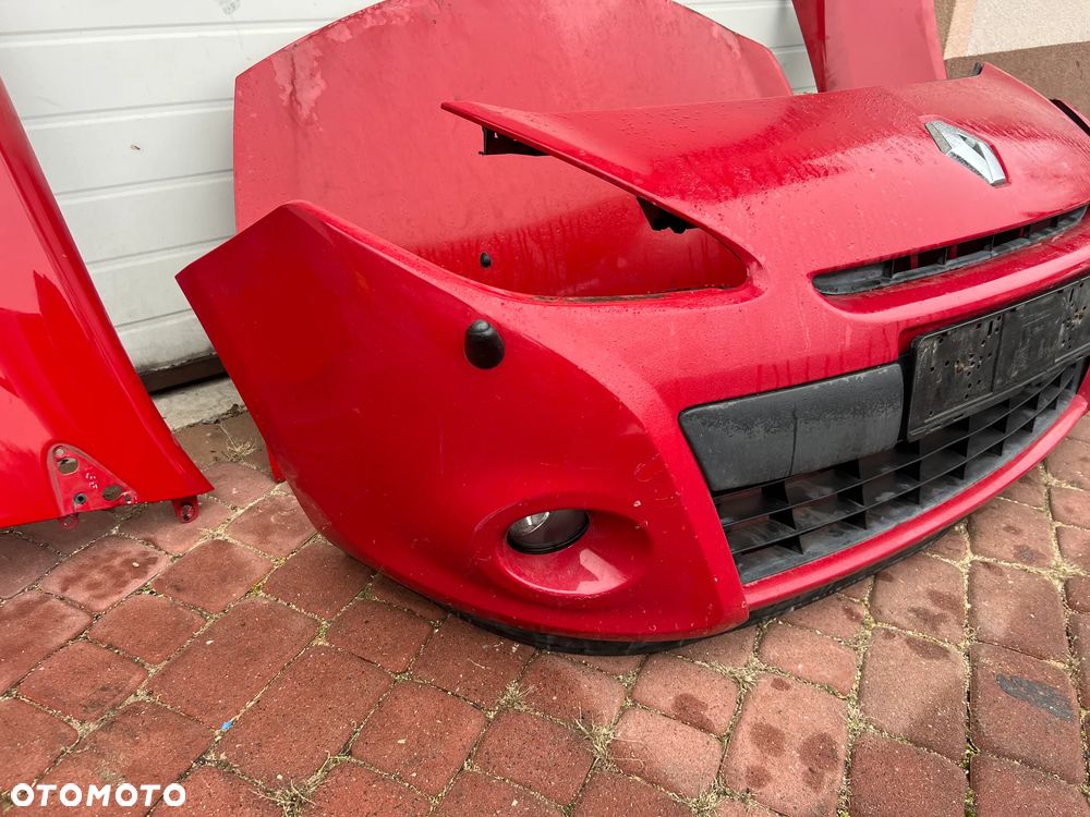 PRZÓD KOMPLETNY ZDERZAK PAS MASKA BŁOTNIK RENAULT CLIO III 3 LIFT DV727 - 2