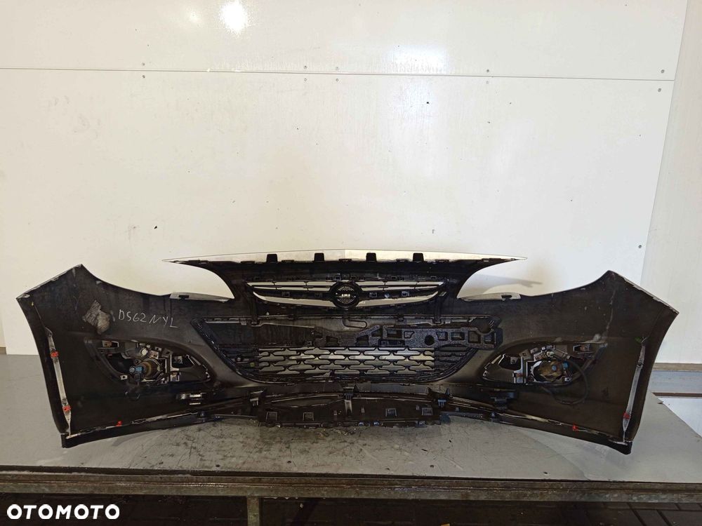 + ZDERZAK PRZÓD PRZEDNI OPEL ASTRA J 4 IV LIFT FL Z176 Z157 SREBRNY HALOGENY - 5