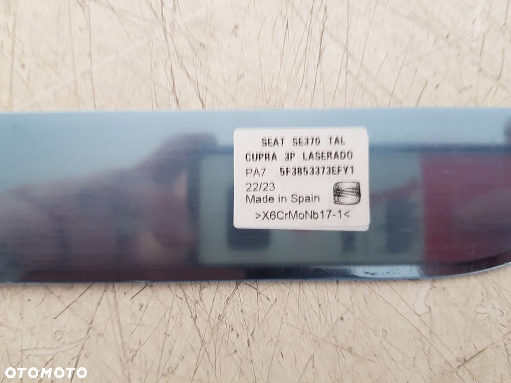 NOWA NAKŁADKA LISTWA PROGOWA SEAT LEON CUPRA III 3 13-20 PRAWA  5F3853373E - 3