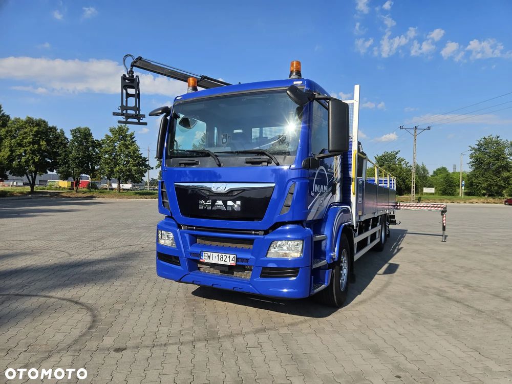 MAN TGS 26.360 6X2 E6 skrzynia + dźwig HMF1420 z pilotem - 10