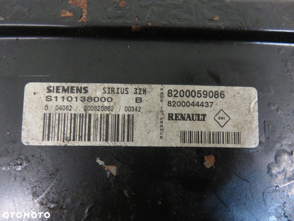 STACYJKA STEROWNIK RENAULT CLIO II 1.6 - 8200059086 21656614 8200054428 - 9