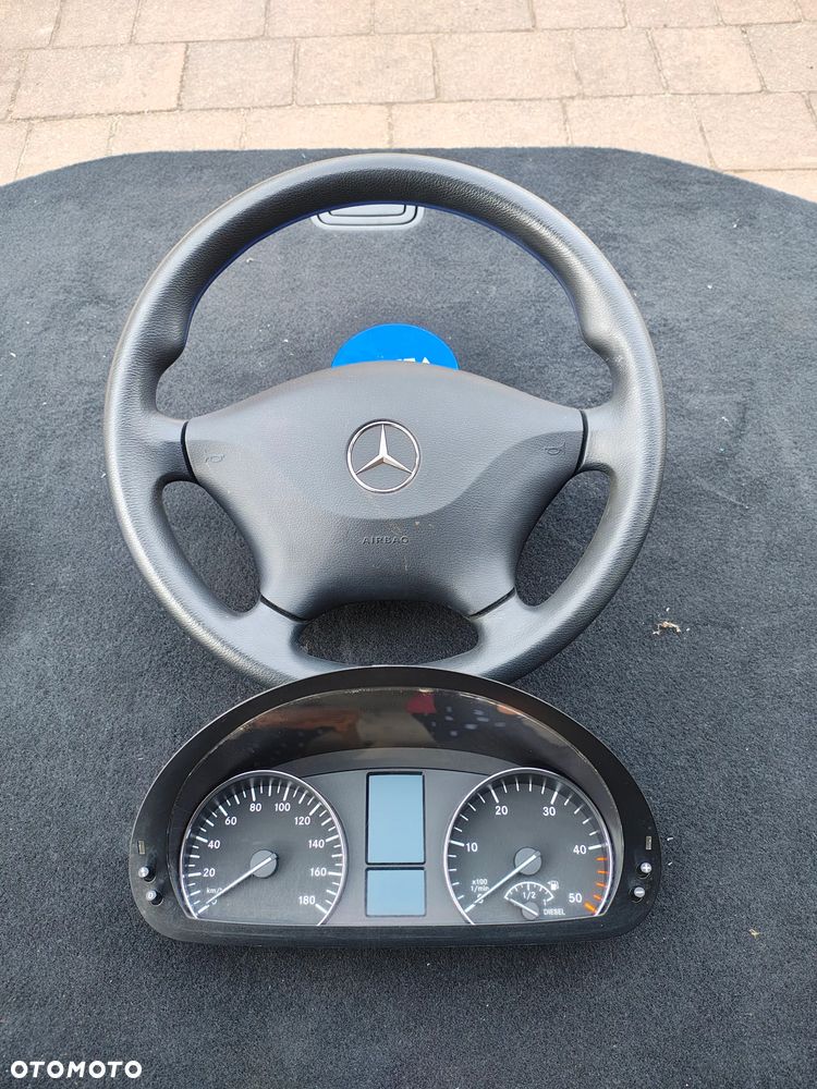 Kierownica Sprinter 906 VW Crafter Airbag Licznik - 6