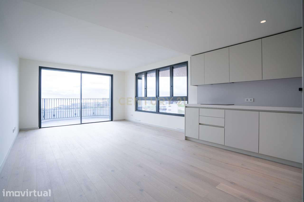 Apartamento T2 - Distrikt - Parque das Nações - Vista Frontal Rio - Grande imagem: 3/27