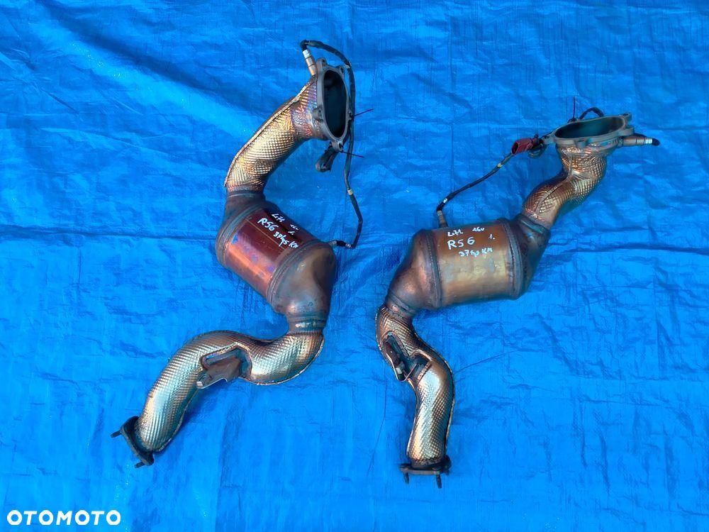 Audi RS6 C7 LIFT 4G0131703AJ Katalizator PRAWY LEWY SONDA CZUJNIK - 1