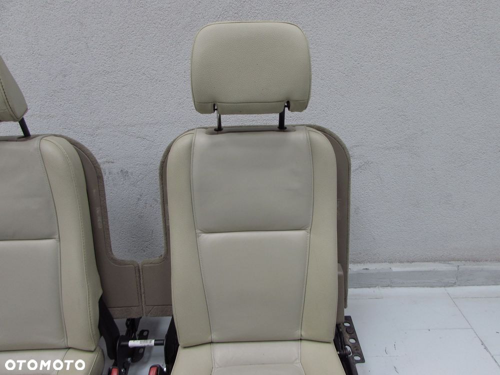 VOLVO XC90 02-14 FOTEL SIEDZENIE SKORA JASNA 7 OSOB KPL UK - 6