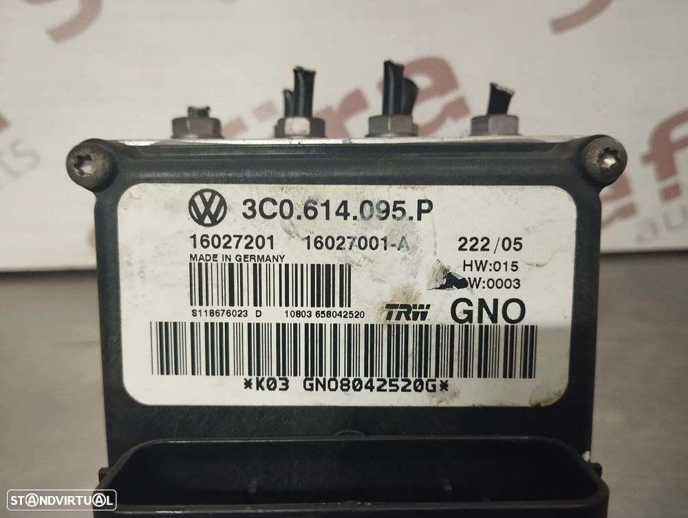 MODULO ABS VOLKSWAGEN PASSAT B6 REF. 3C0614095P 16027201 16027001-A - 3
