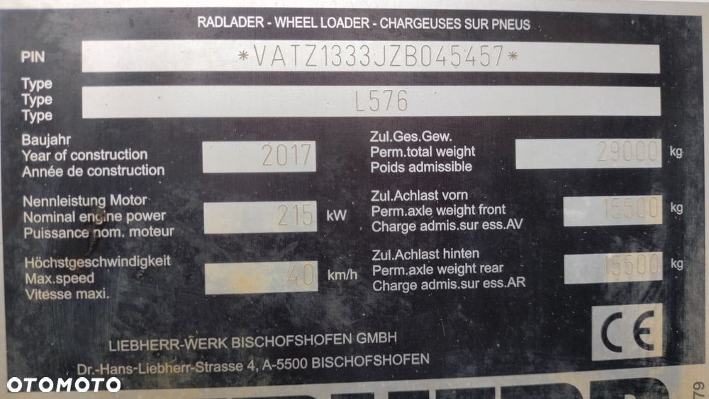 Liebherr L 576 x power / 29000 kg / waga / klima / centralne smarowanie - 22