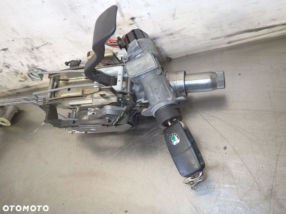 KOLUMNA KIEROWNICZA ZE STACYJKĄ SKODA FABIA II 1.4MPI 6Q1419501BF - 2