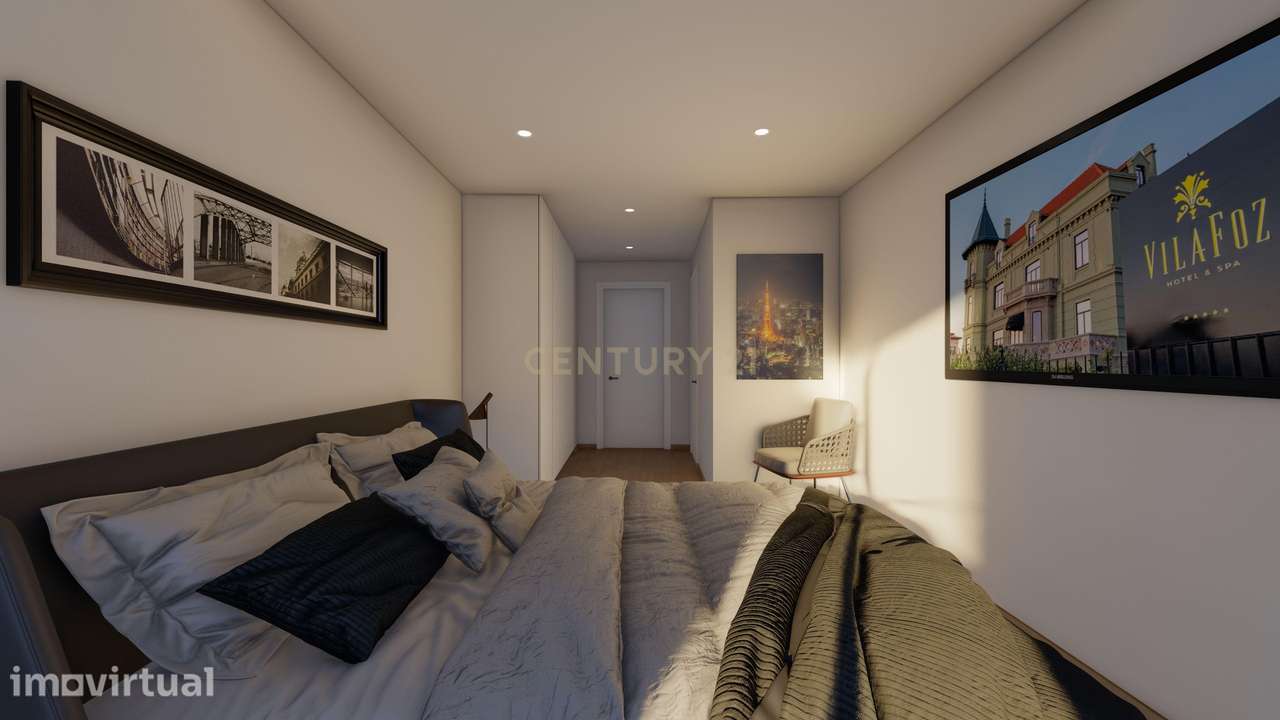 Apartamento T2 no último piso, com varanda e vista privilegiada sobre - Grande imagem: 4/14