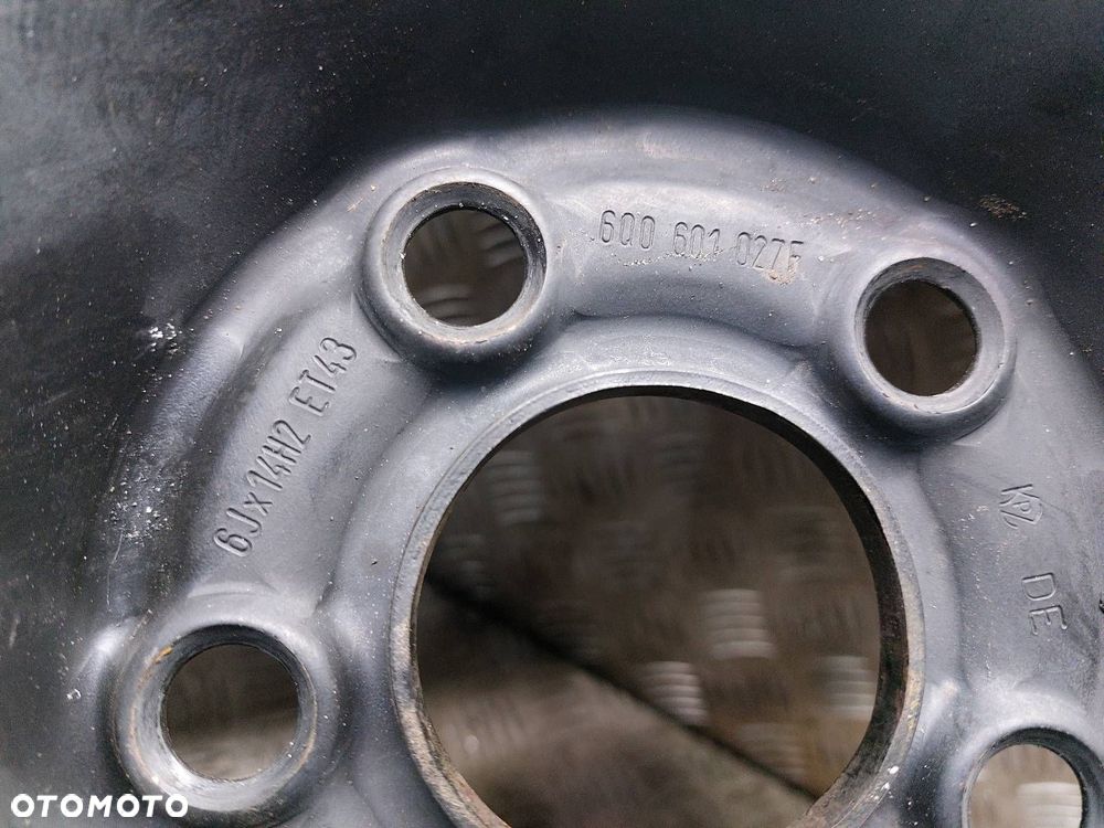 ORGANIZER WKŁAD BAGAŻNIKA + ZAPAS 5x100 6Jx14 ET43 FI57,1 185/60R14 - 8