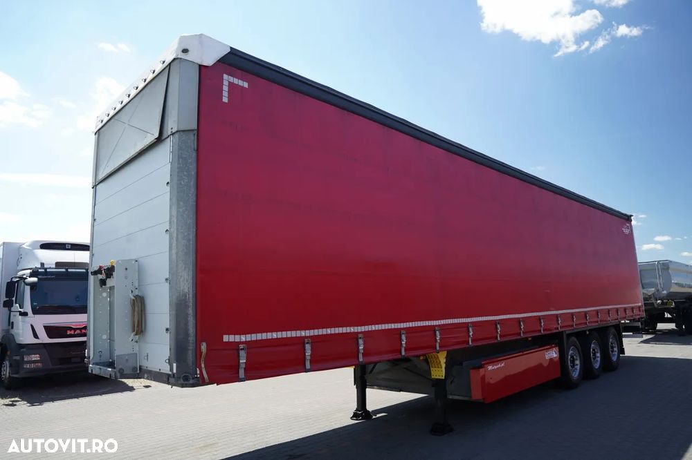 Schmitz Cargobull CORTINĂ / AXĂ RIDICATĂ / ACOPERIȘ RIDICAT / CONTENIER PENTRU PALEȚI - 4