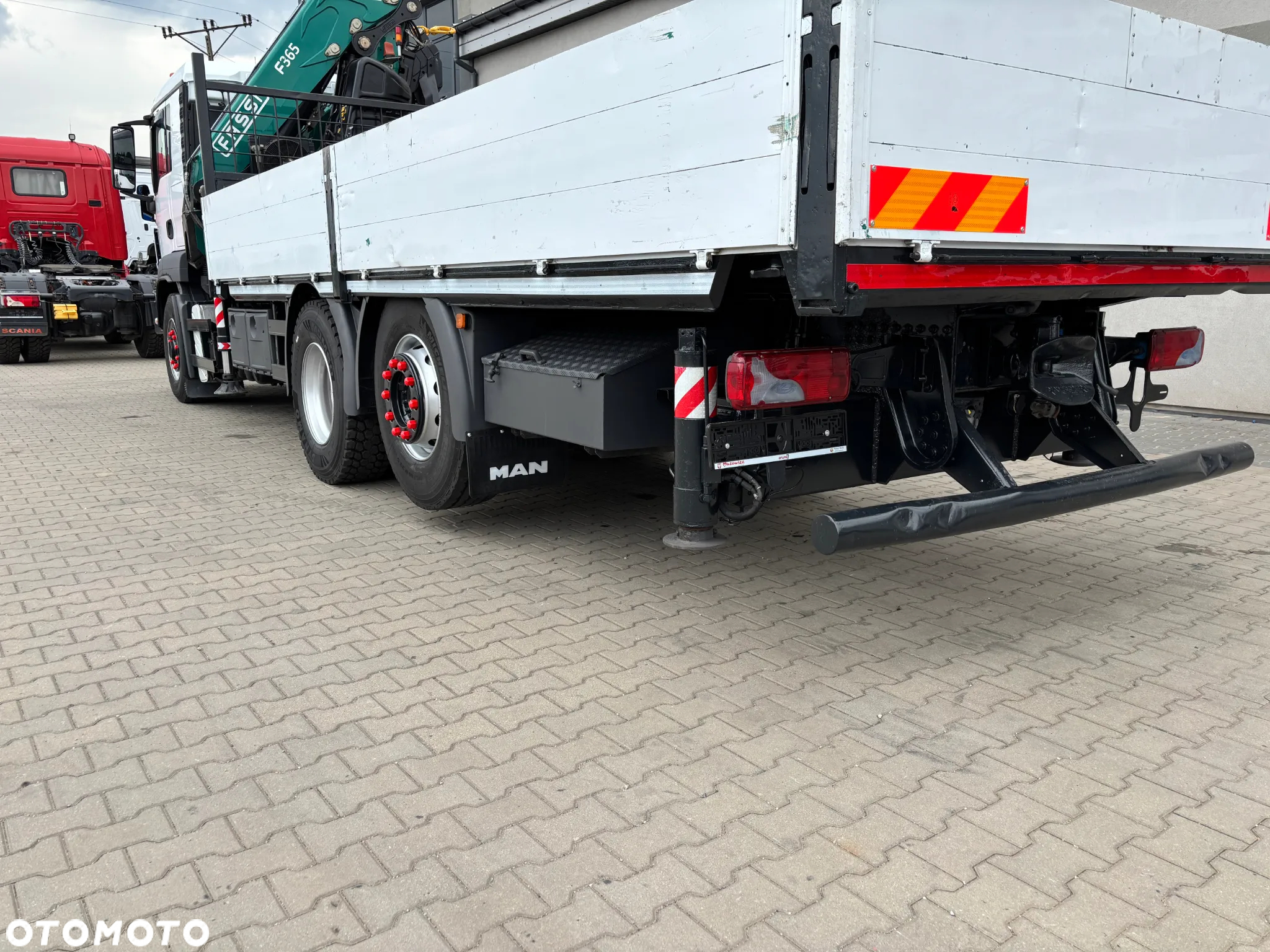 MAN TGS 26.440 6x2/4 HYDRODRIVE FASSI F365A (6x4)  napęd pomocniczy, oś tylna skrętna i podnoszona, 440 KM, HDS FASSI  F365 A.2.25 do kontenerów, budowlany, do energetyki , terenowy, z Niemiec - 23