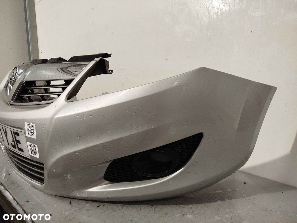 ^ ZDERZAK PRZÓD PRZEDNI OPEL ZAFIRA B II 2 LIFT FL Z157 SREBRNY HALOGENY - 2