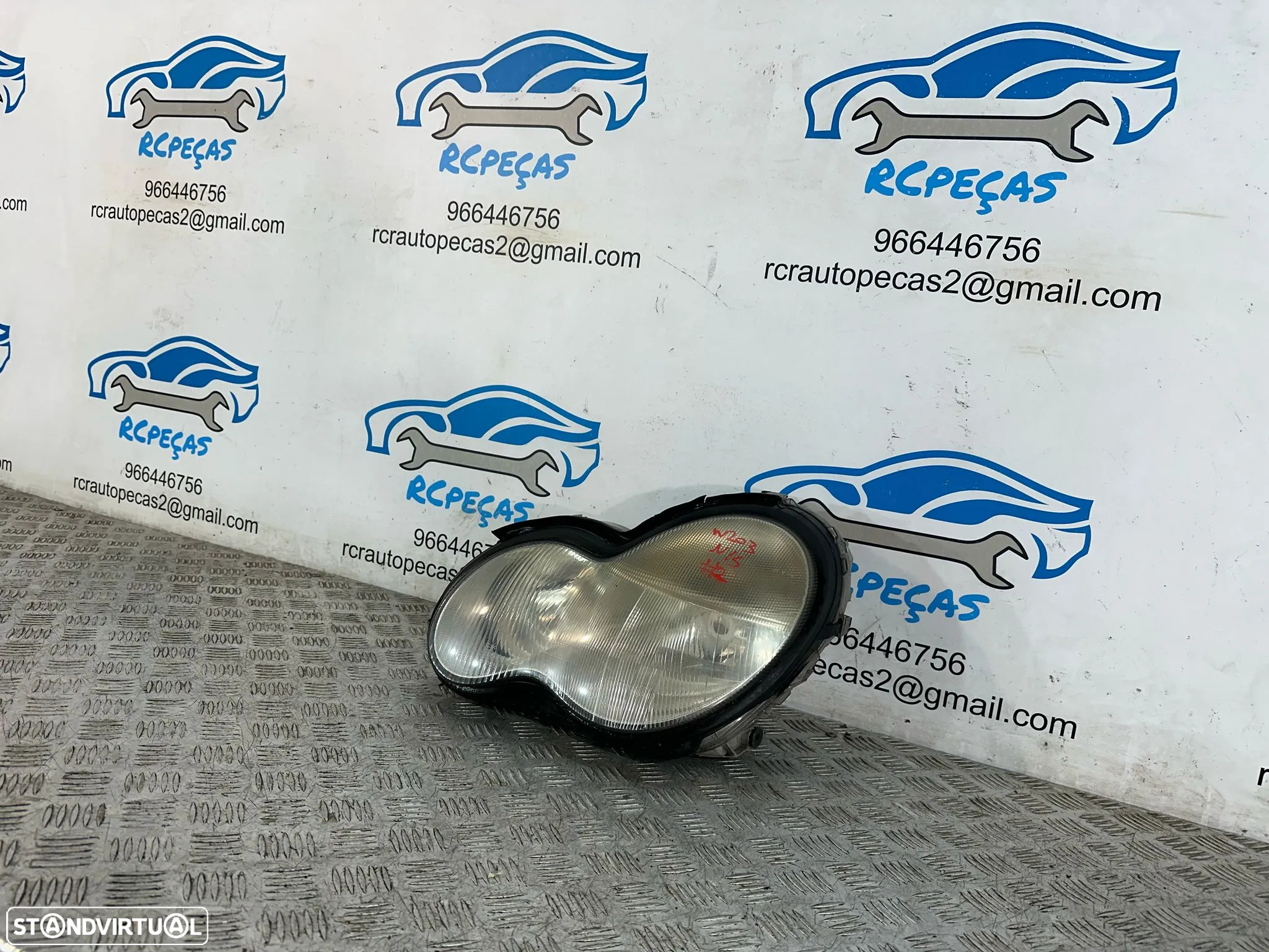 .Otica Farol Esquerda Original Halogénio Bosch Mercedes Benz W203 Classe C 1997 - 2007 - 4