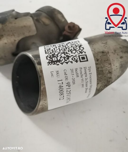 Tips Evacuare Original Stanga Dreapta In Stare Buna  Porsche  911 991 - 7