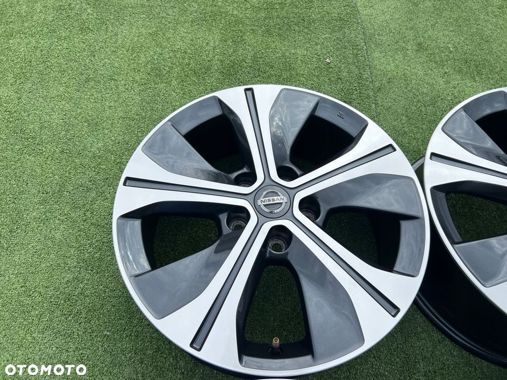 KOMPLET FELG FELGI ALU NISSAN LEAF QASHQAI TOWNSTAR 17 ET45 ORYGINALNE - 6