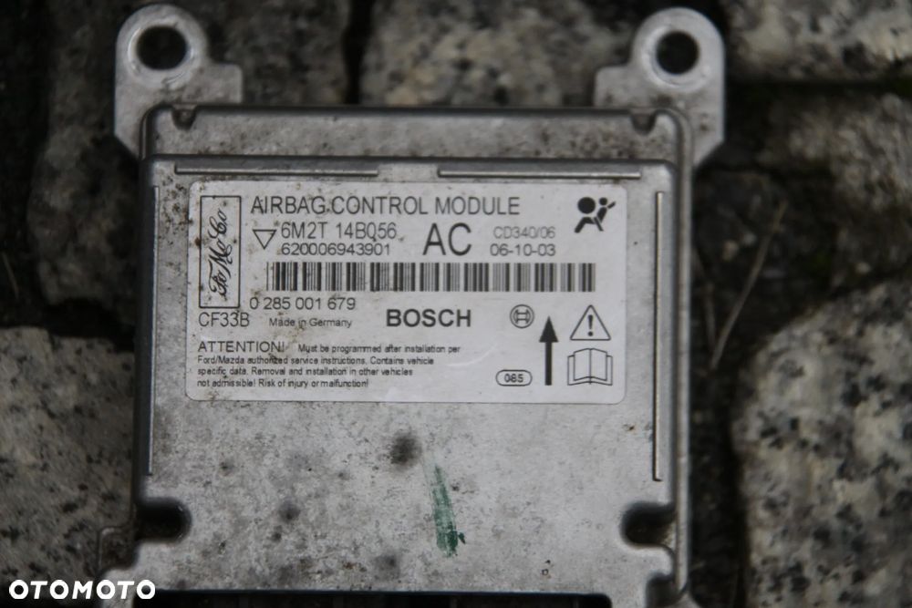 Deska Konsola Ford S MAX I  Galaxy II  06-14  Komplet 3x  Air Bag Pasy Sensor Czarna - 4