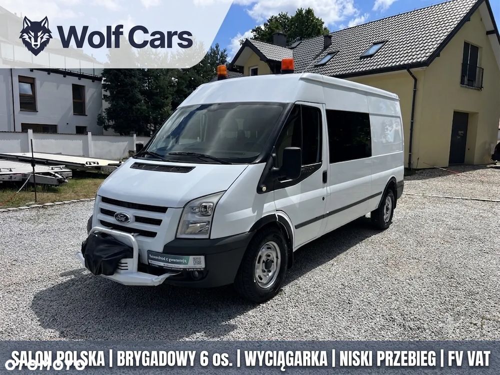 Ford Transit Furgon Brygadowy Załogowy Doka 6 os. L3H2 2.4 TDCI 140KM HAK Wyciągarka - 1