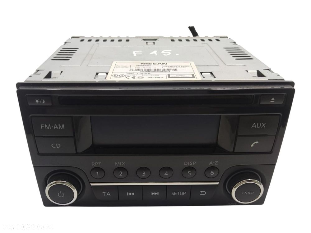 FABRYCZNE RADIO CD NISSAN JUKE I F15 2010-2014 28185-BX80A - 1