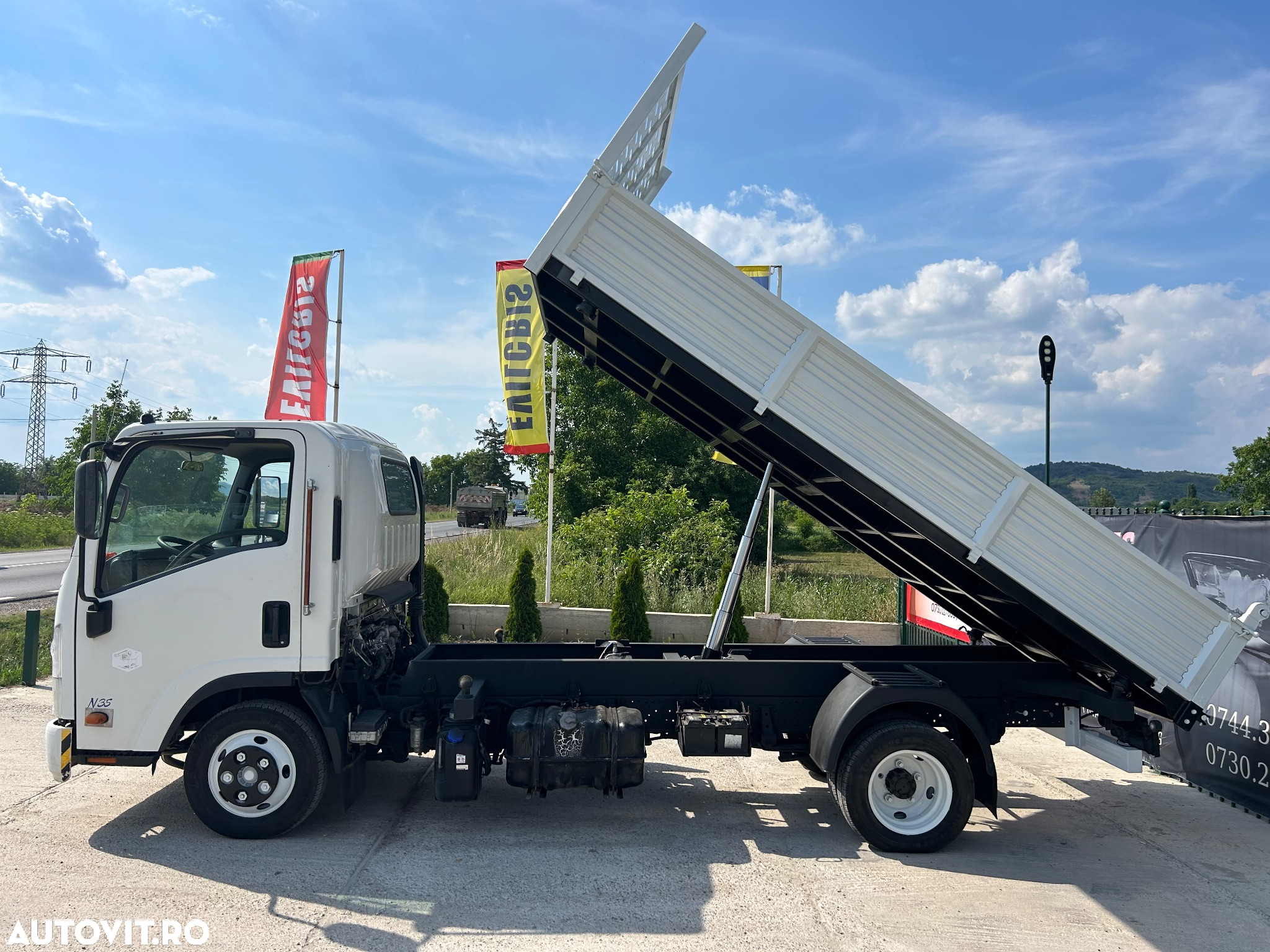 Isuzu N35 BASCULABIL 3 PARTI 4.2 m - 10