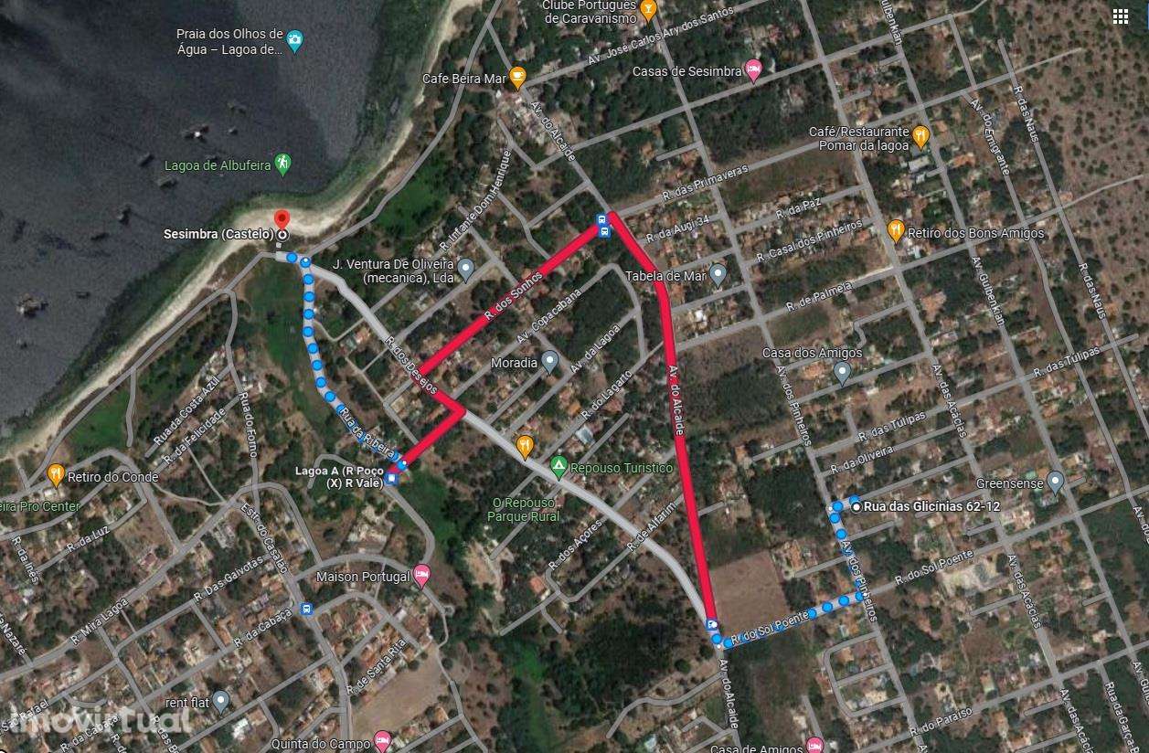 Terreno com 600m2, Lagoa de Albufeira, Sesimbra - Grande imagem: 5/7