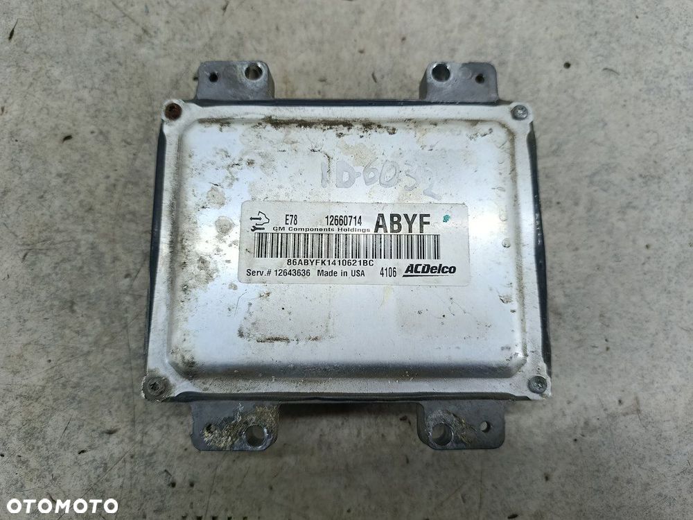 KOMPUTER, STEROWNIK OPEL ASTRA J 12660714  12643636 1.4 16V 140KM - 3