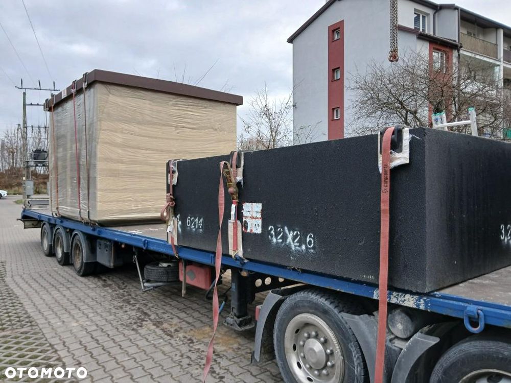 Van Eck 2011r., niskopodwoziowa platforma, mega, wys. 90cm, szer. 254cm, koła 17,5 bliźniaki, muldy, zagłębienia na kombajn, ładowarkę, dźwig, ciągnik siodłowy, 13,5m pokładu - 11