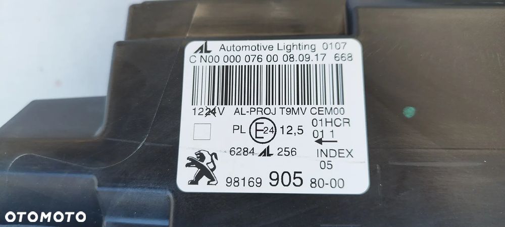 Peugeot 308 II T9 Lift 2017- Zwykła H7 Led  Lewa Prawa Nowa Oryginał 9816990580 9816990680 - 10