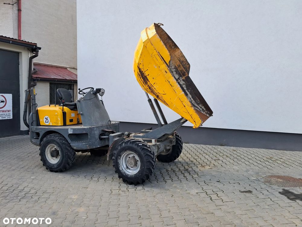 Thwaites Mach444 Wozidło obrotowe budowlane  4.5 6 T ton HYDROSTAT / AUTOMAT oświetlenie silnik Yanmar 45 km TURBO 2012r opony 70% ROPS 4x4 3t - 3