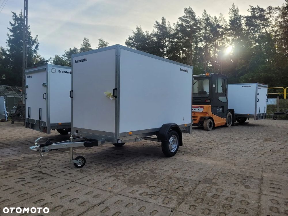 Brenderup Przyczepa CARGO CD260 UBD750 furgon z drzwiami 260x130cm H150 lekka 750kg - 4