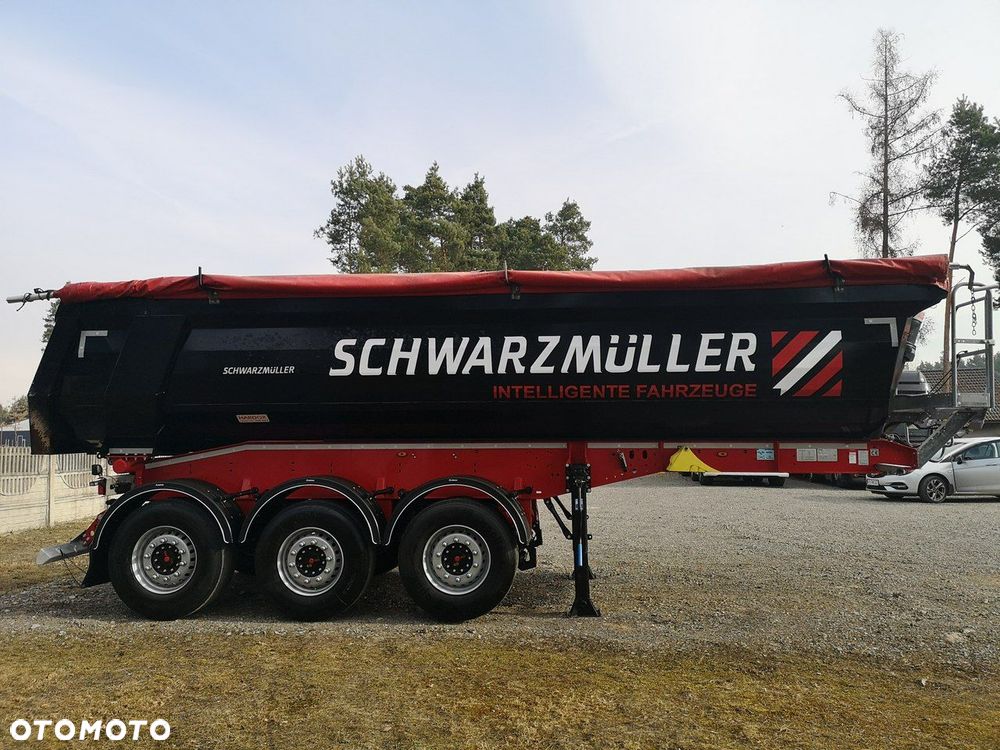 Schwarzmuller Wywrotka Stalowa 27m3 Oś Podnoszona Bardzo Dobry Stan! - 3