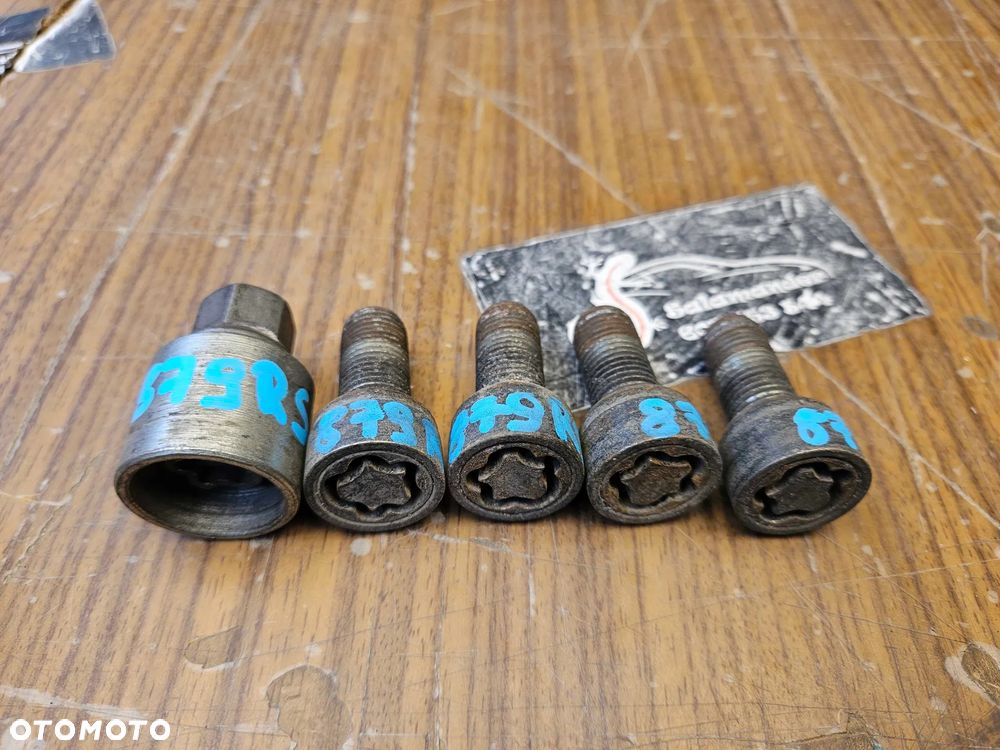 Szpilki Sruby Antykradziezowe do Kol Zlodzieje Komplet Audi VW Skoda Seat - 6